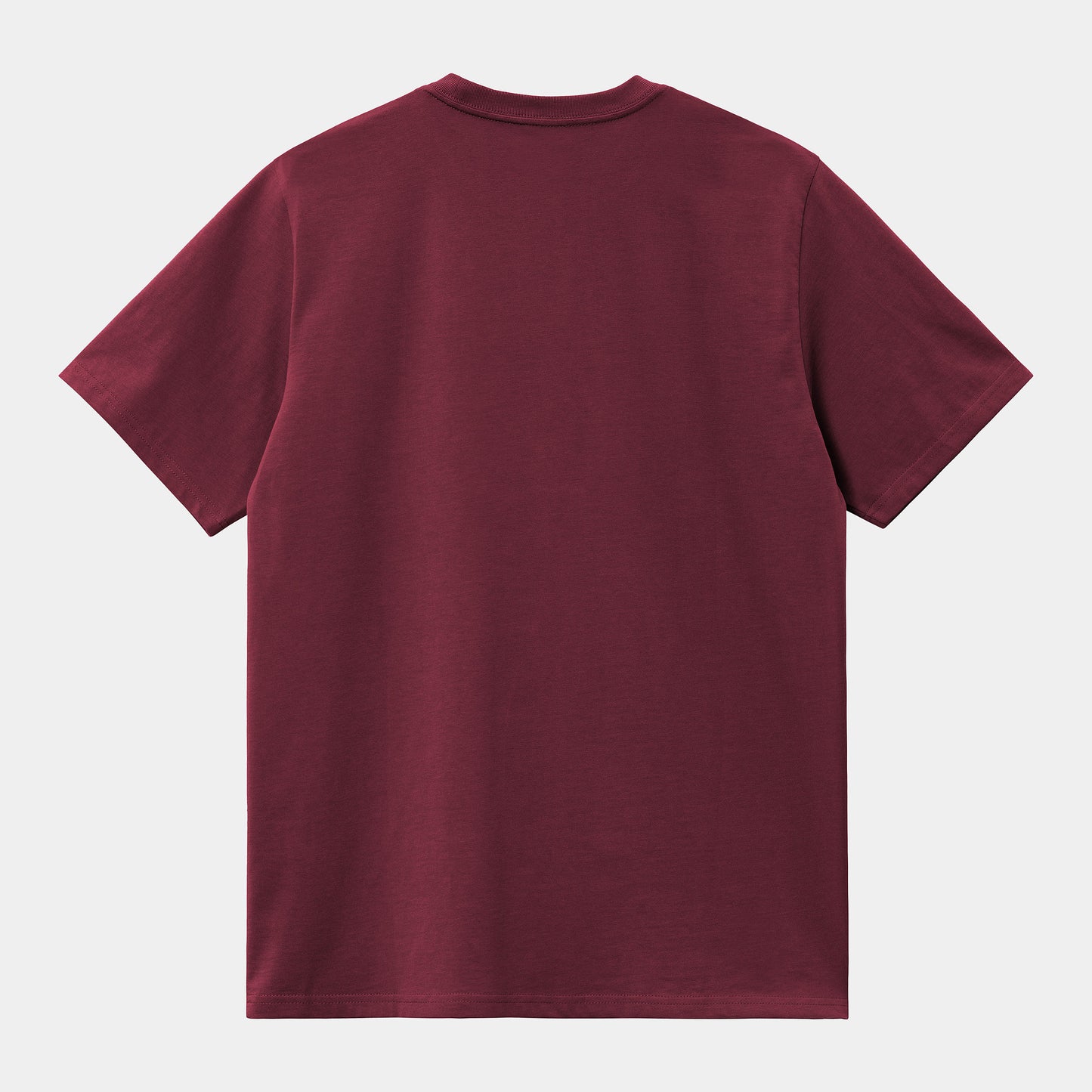S/S American Script T-Shirt - Malbec