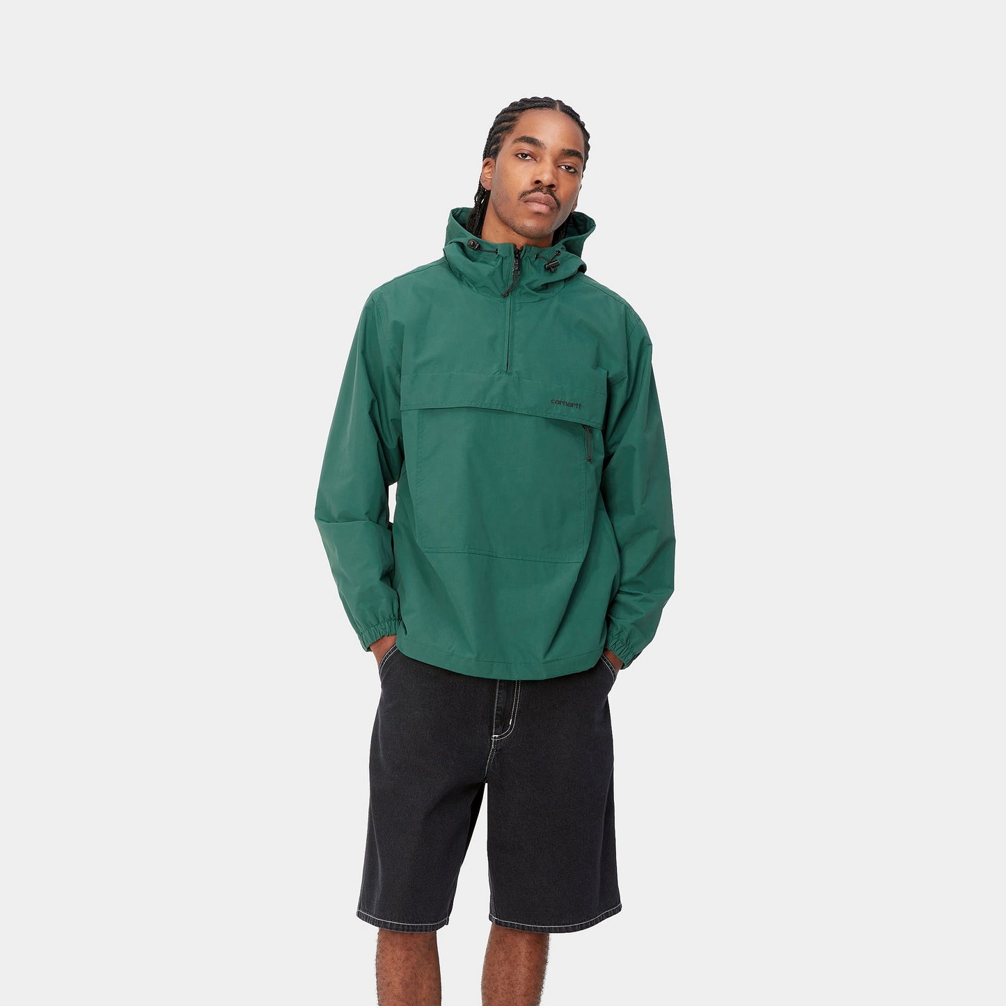 Windbreaker Pullover - Chervil / Black