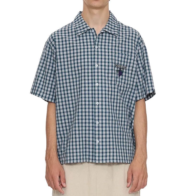 Satisfaction Short Sleeve Shirt - Dark Blue