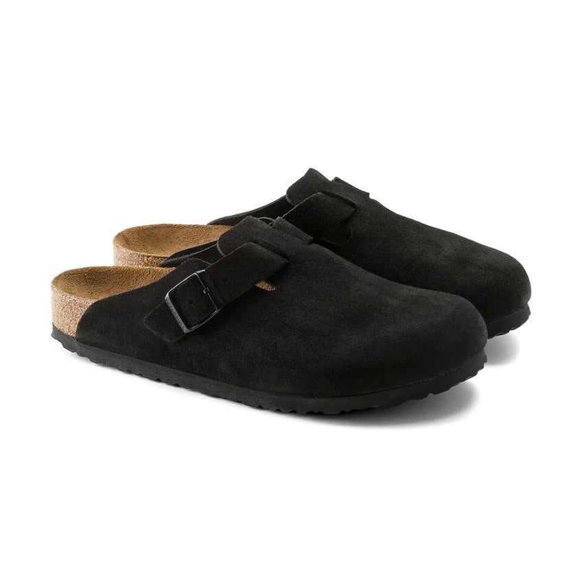 Boston SFB - Black Suede Leather