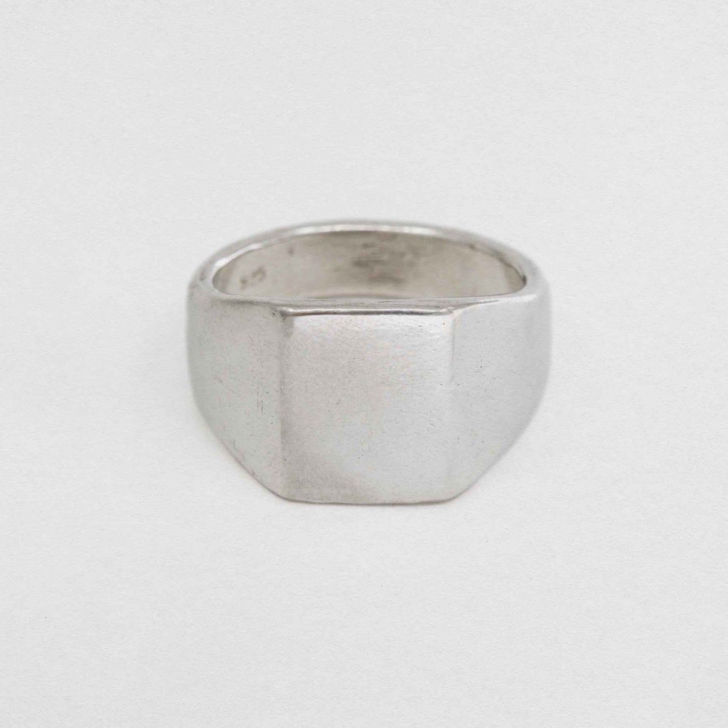 Tall Rectangle Signet Ring