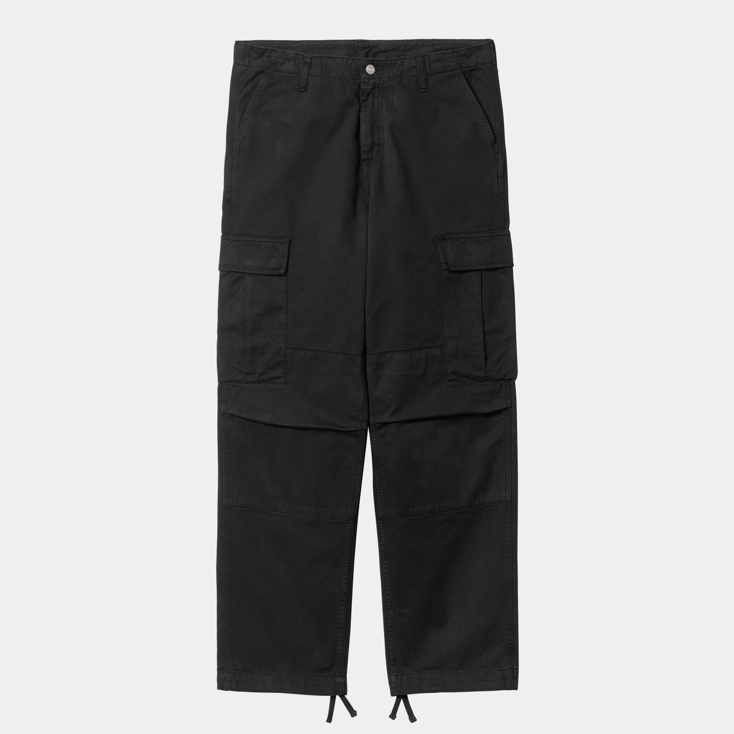 Regular Cargo Pant - Black Garment Dyed