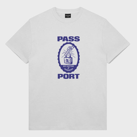Hecru Locks Tee - White