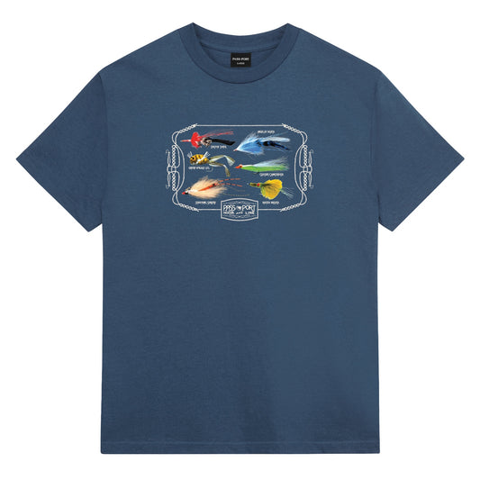 Lures Tee - Harbour Blue