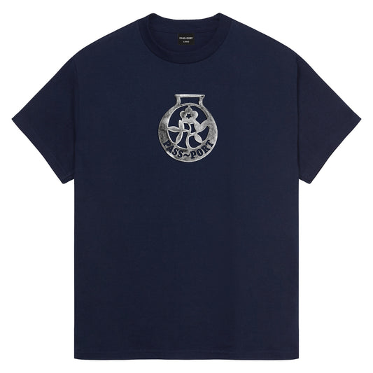 Brass Tee - Navy