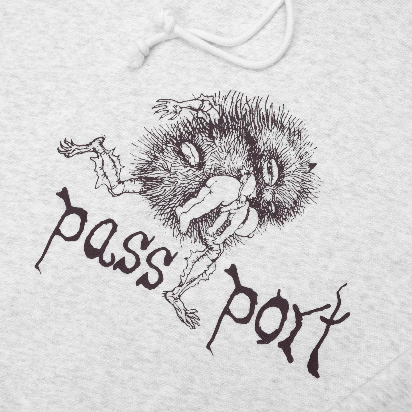 Banksia Hoodie - White Marle