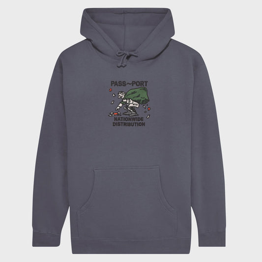 Distribution Hoodie - Dusty Blue