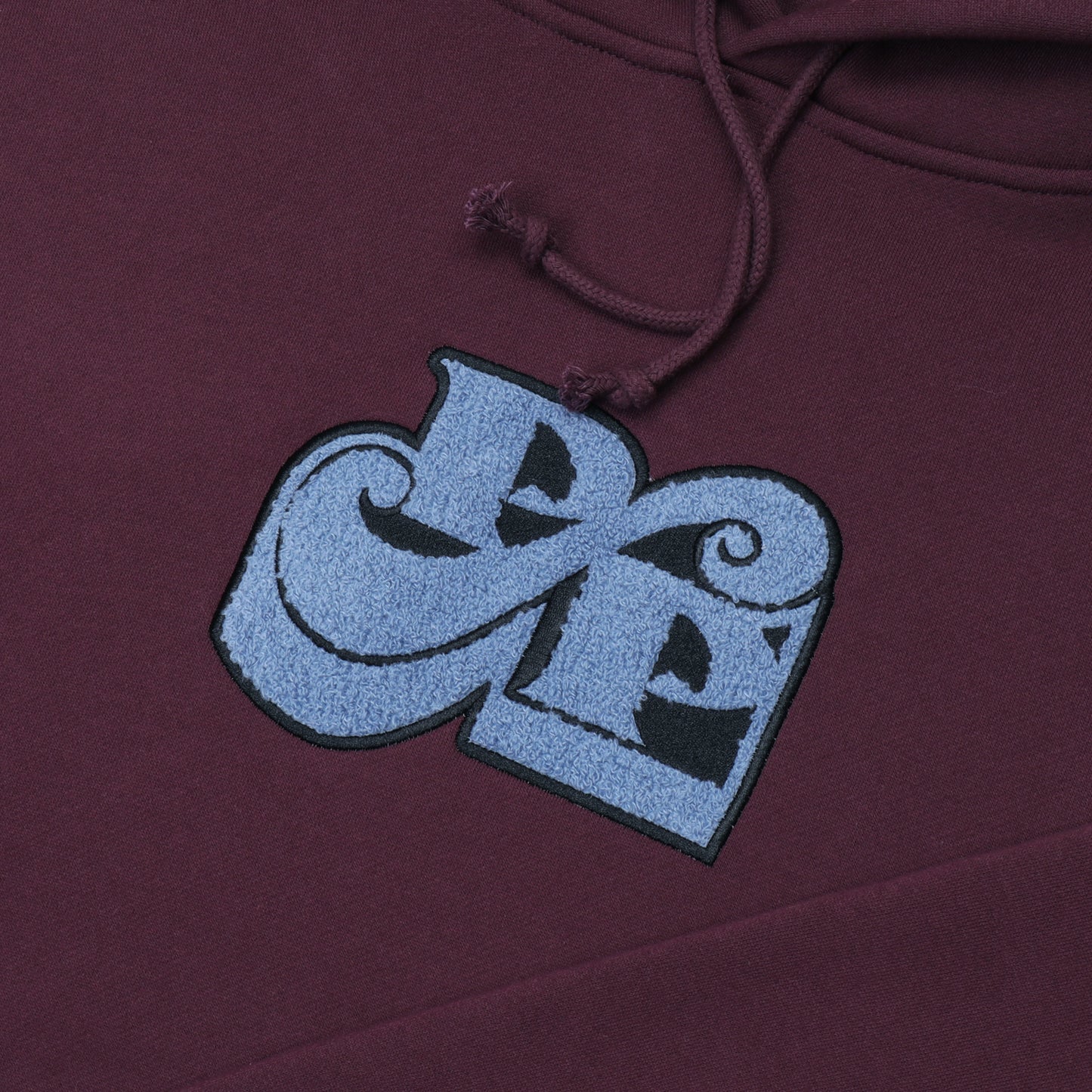 Tilde Stamp Hoodie - Berry