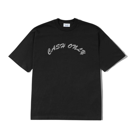 Diamond Plate Logo Tee - Black