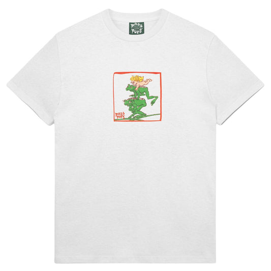 Leap Frog Tee - White