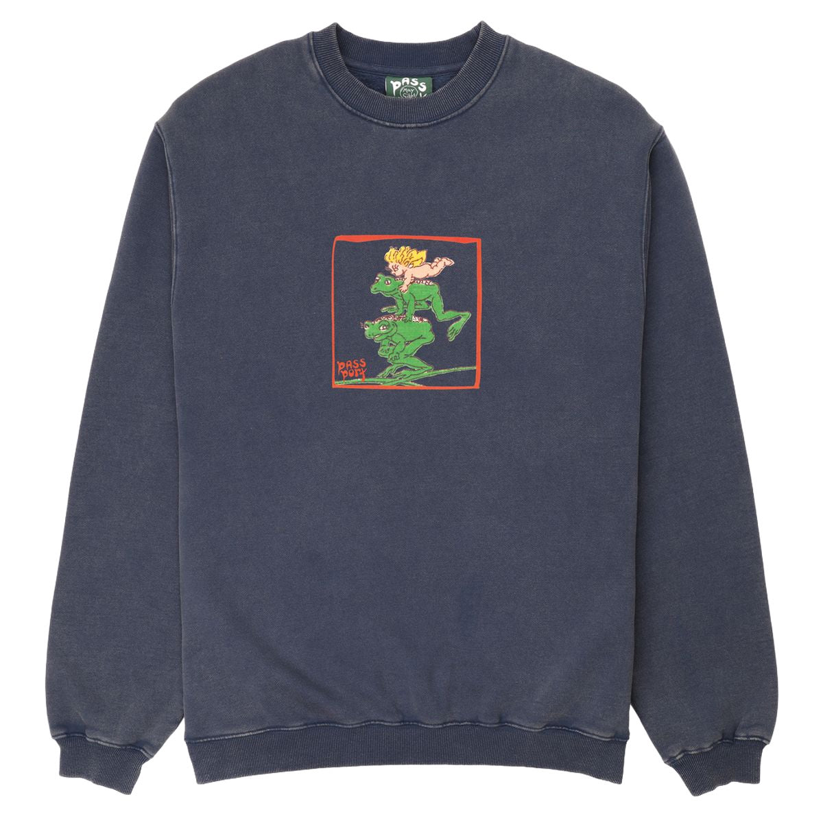 Leap Frog Sweater - Acid Navy