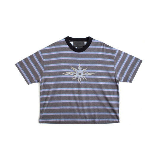 Eternal Flame Tee - Stripe/Grey