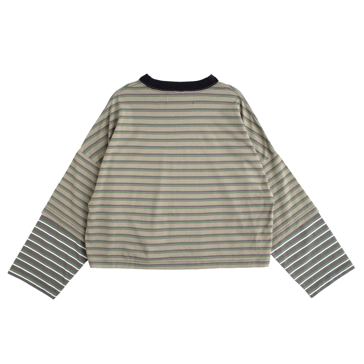 Double Layer Long Sleeve Tee - Olive