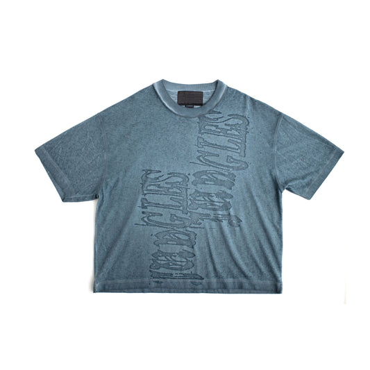 Burnout Slub Tee - Grey