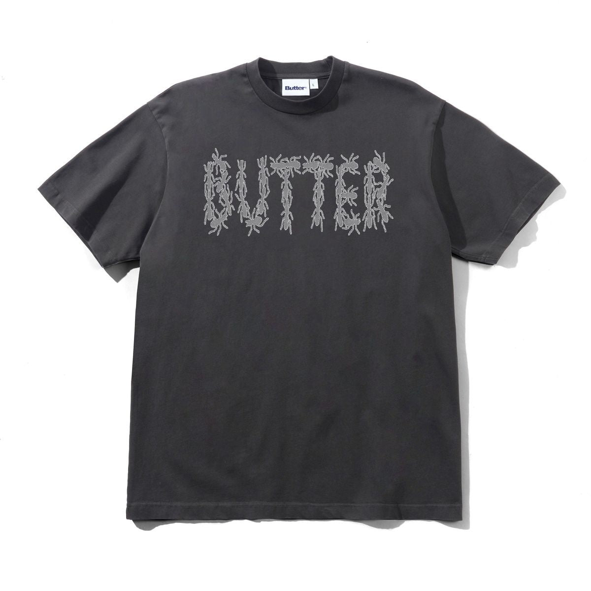 Ants Tee - Washed Black