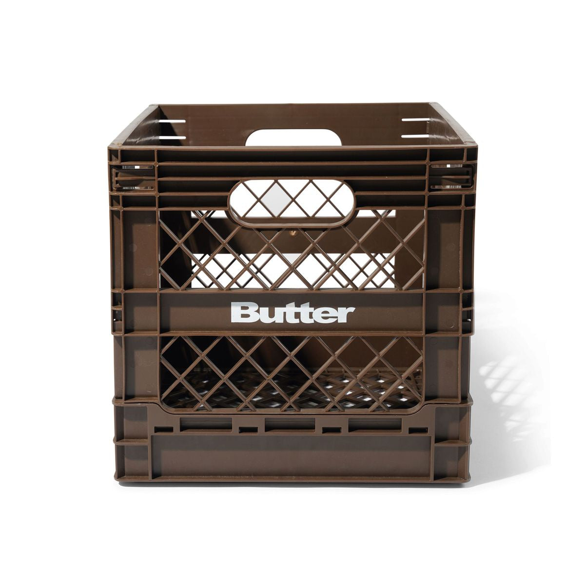 Collapsable Record Crate - Brown