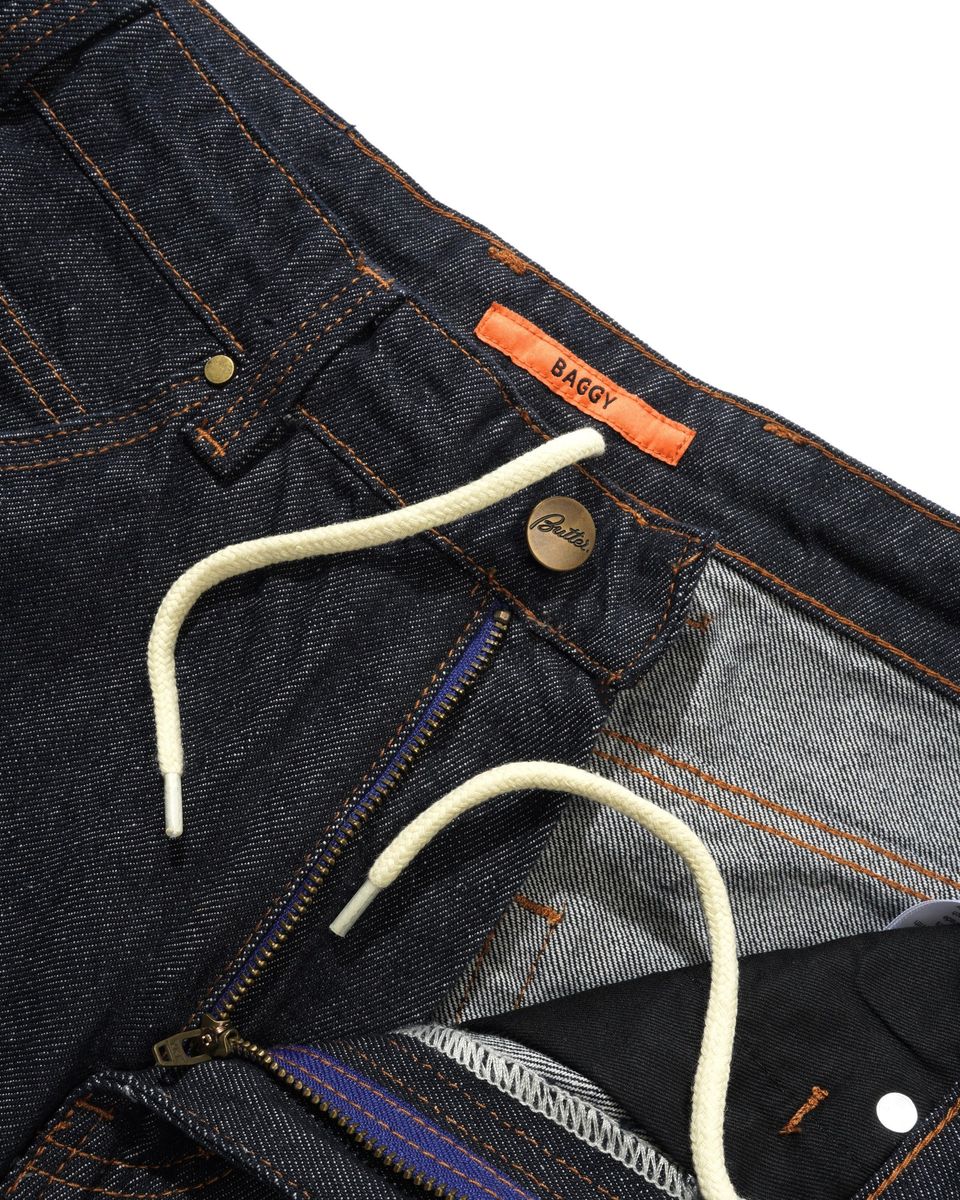 Baggy Denim Jeans - Raw Indigo