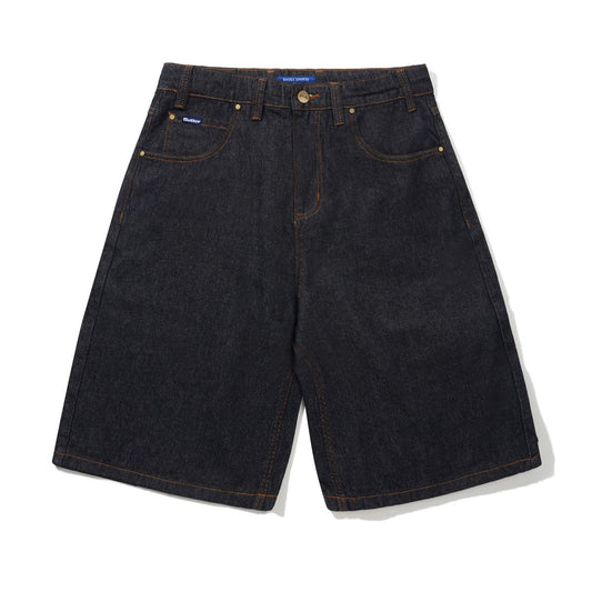 Baggy Denim Shorts - Raw Indigo