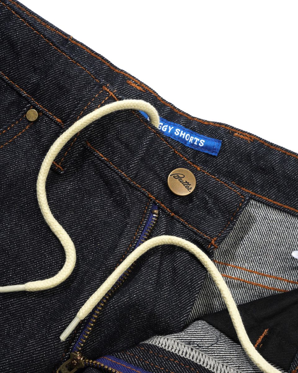 Baggy Denim Shorts - Raw Indigo