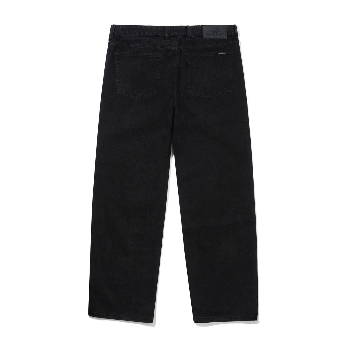 Relaxed Denim Jeans - Flat Black