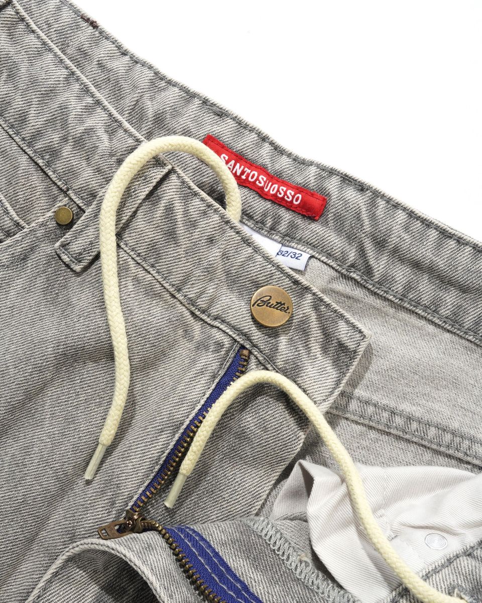 Santosuosso Denim Jeans - Washed Grey
