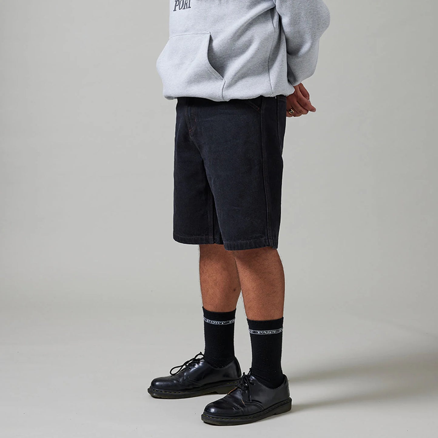 Workers Club Short - Washed Black