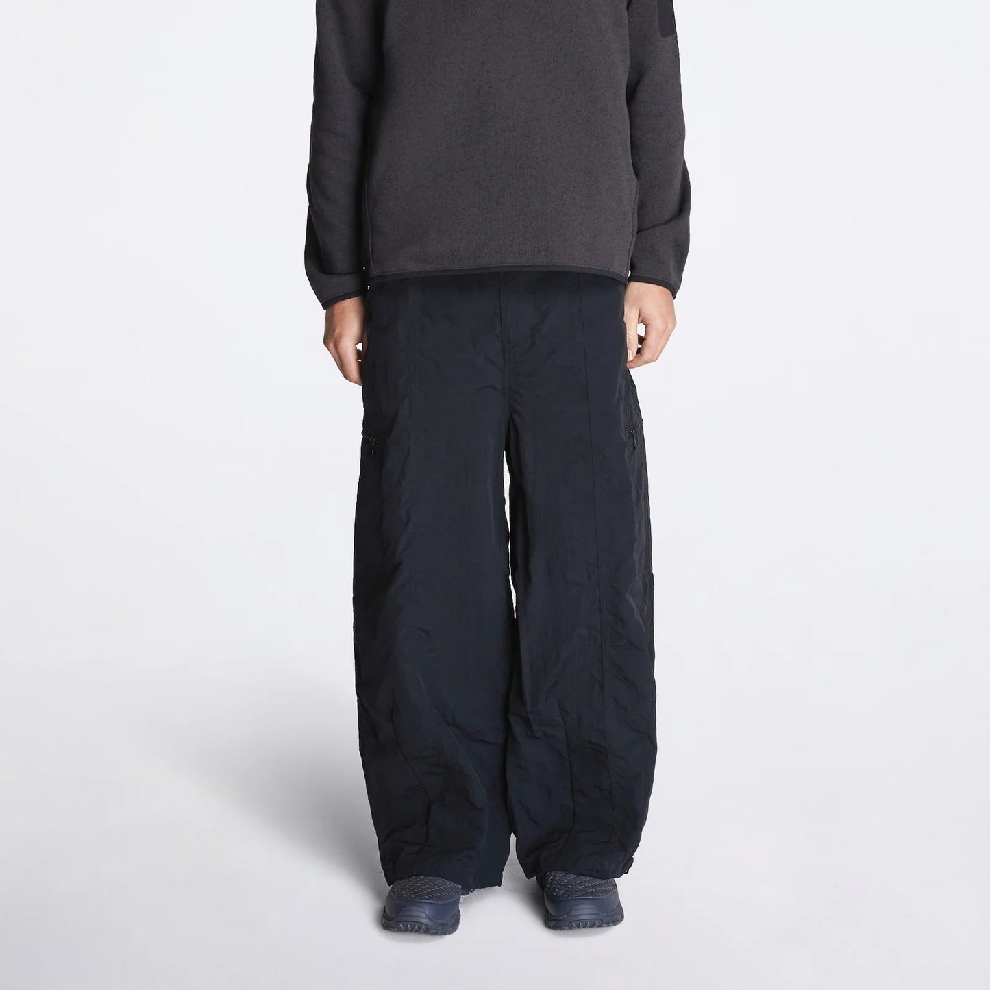 Nylon Balloon Pant - Black