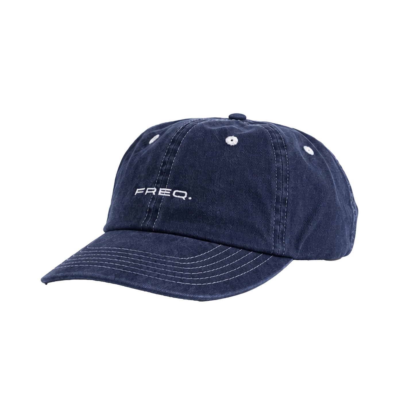 Contrast Stitch Cap - Navy