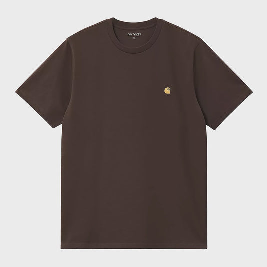 S/S Chase T-Shirt - Tobacco / Gold