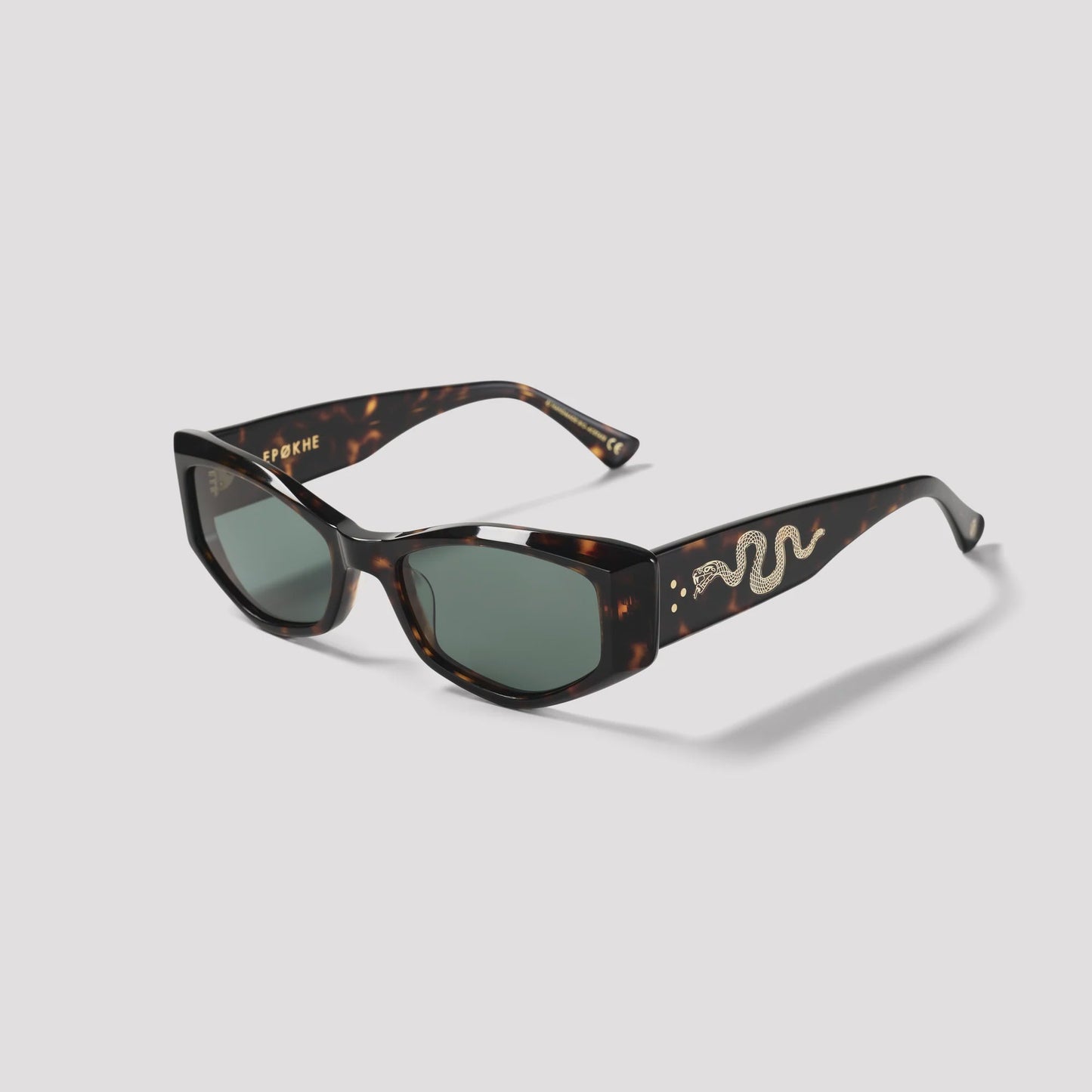 Guilty - Crystal Dark Tortoise Polished / Green Polarized