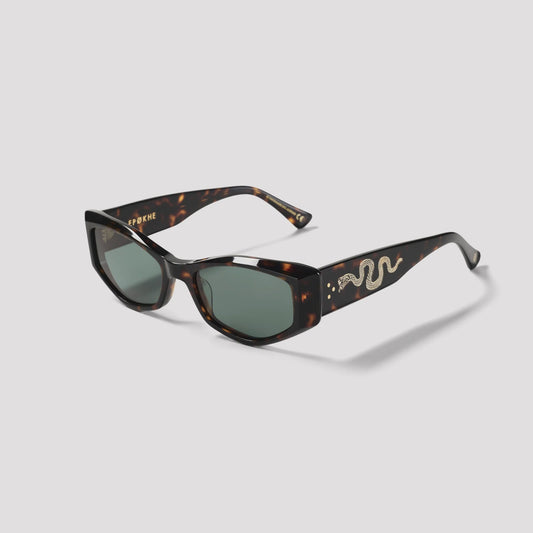 Guilty - Crystal Dark Tortoise Polished / Green Polarized