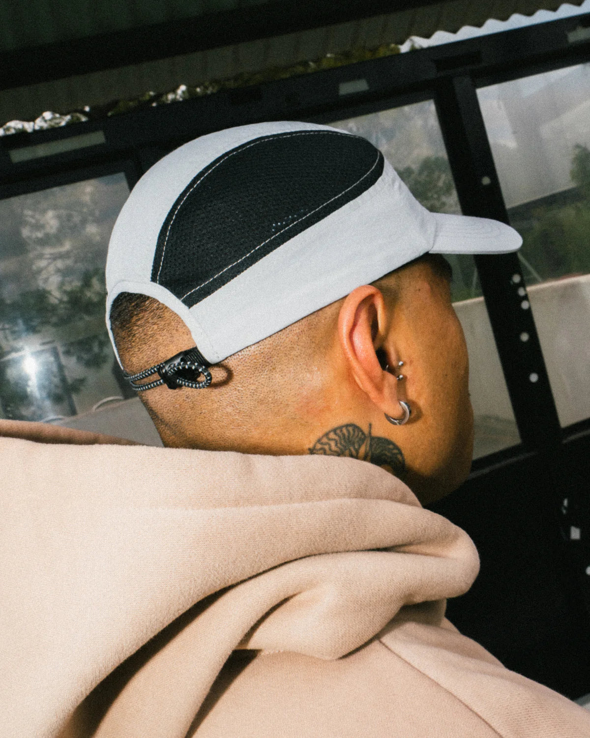 Sports Panel Cap - Light Grey