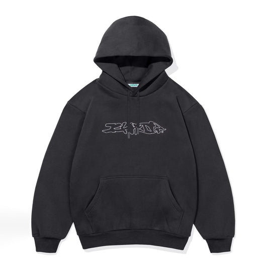 Distort Pullcord Hood - Vintage Black