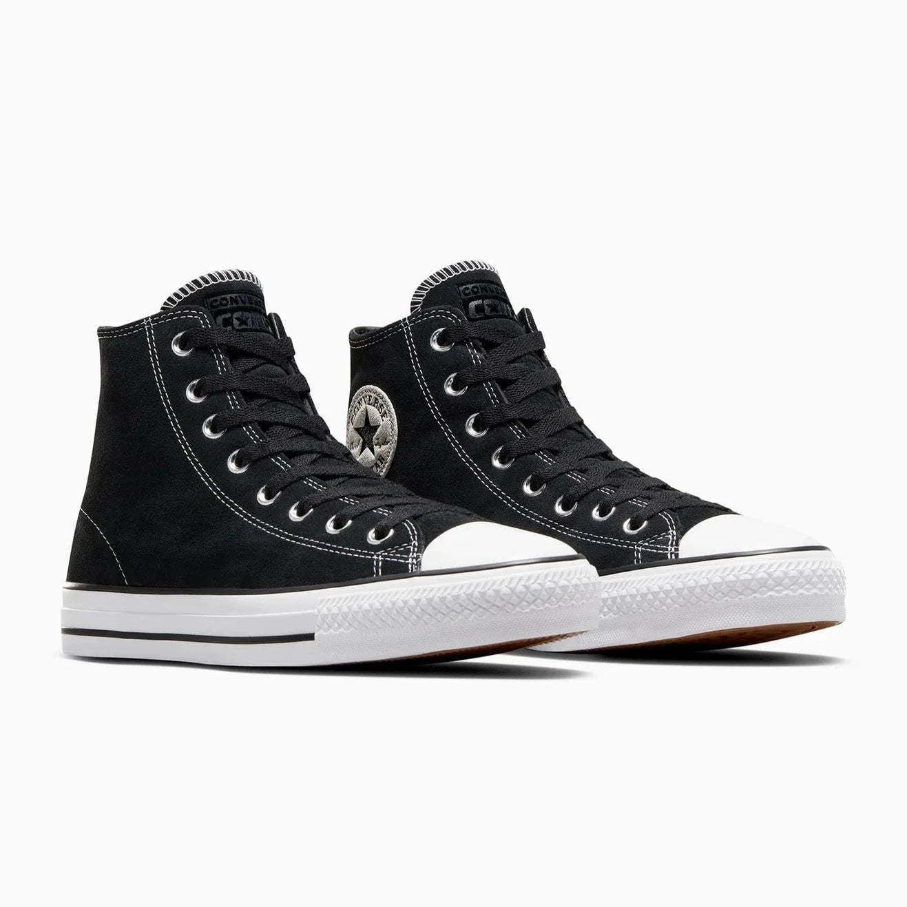 Chuck Taylor All Star Pro Suede High Top - Black/Black/White