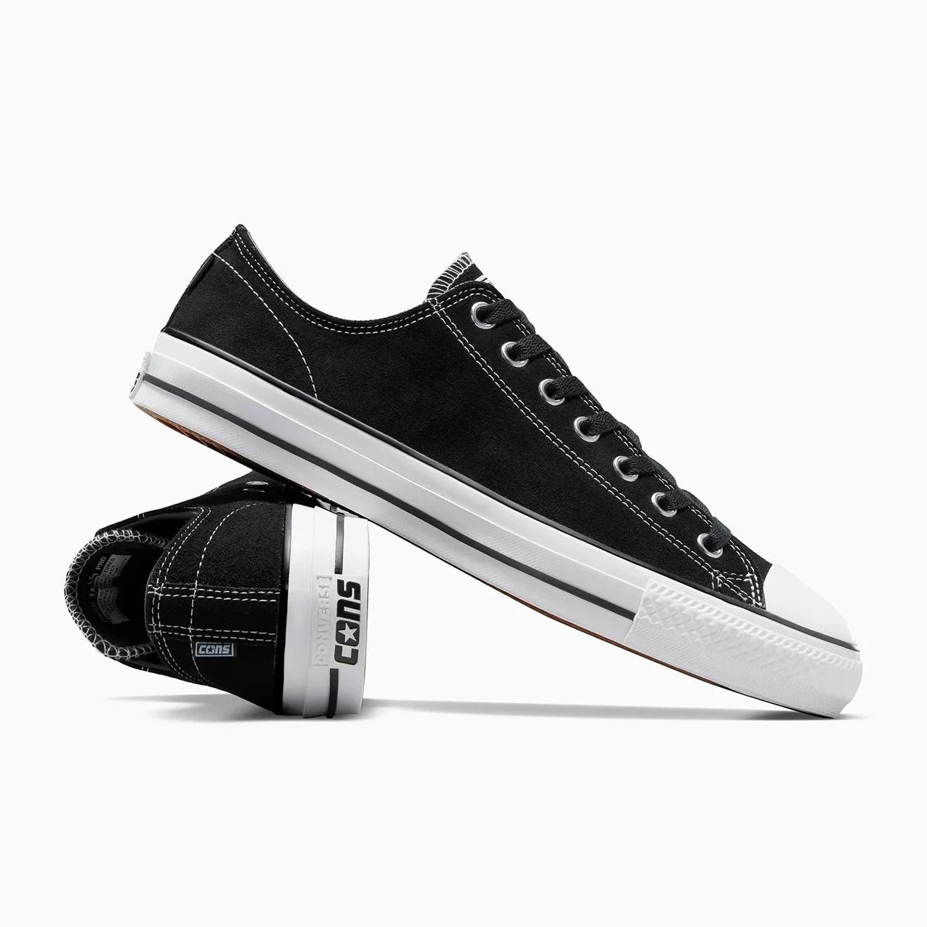 Chuck Taylor All Star Pro Suede Low - Black/Black/White