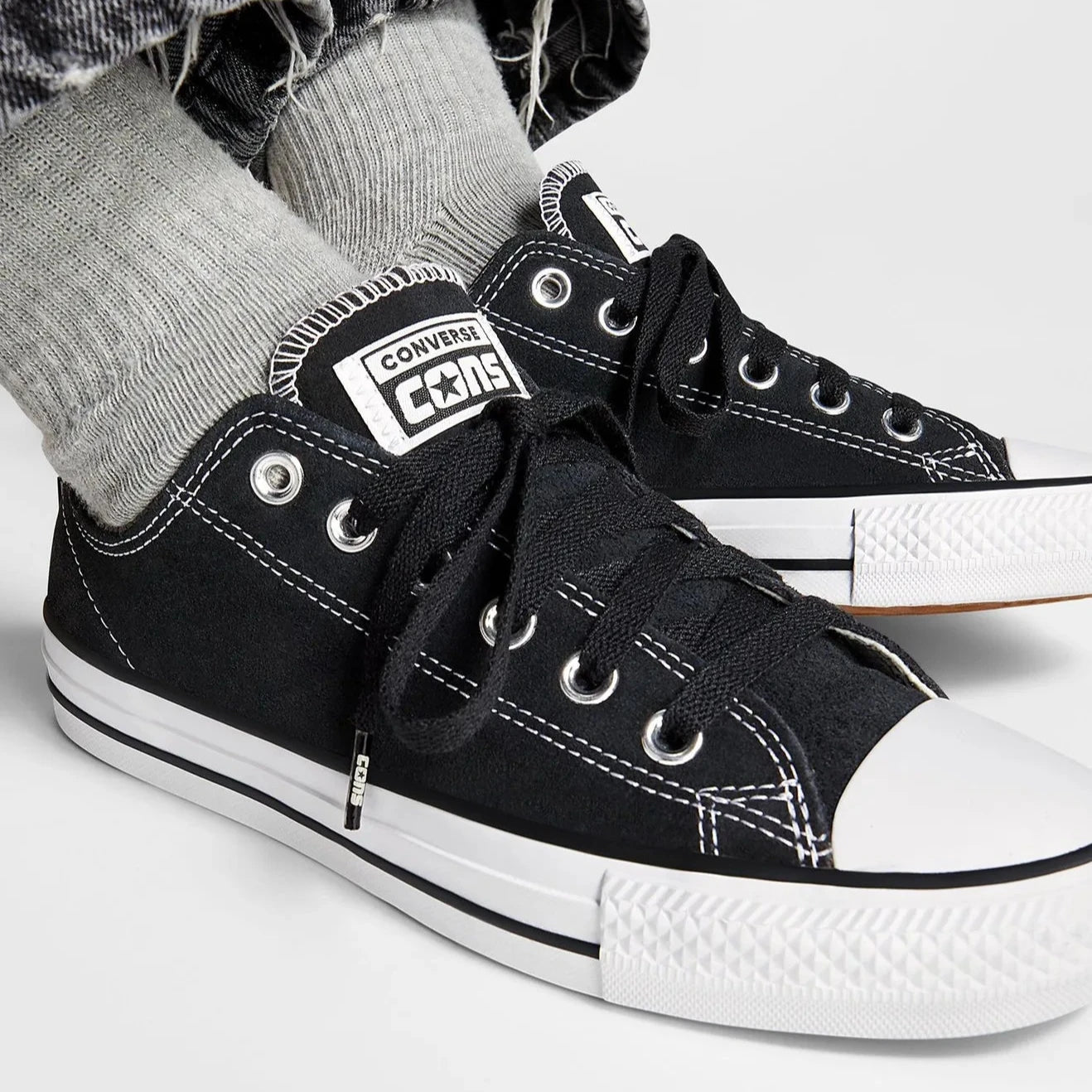 Chuck Taylor All Star Pro Suede Low - Black/Black/White