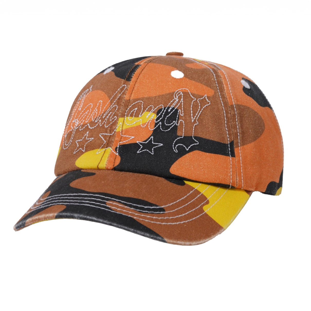 Strip 6 Panel Cap - Fall Camo
