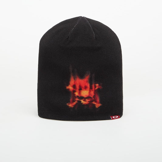 Heritage Flame Beanie - Pitch Black