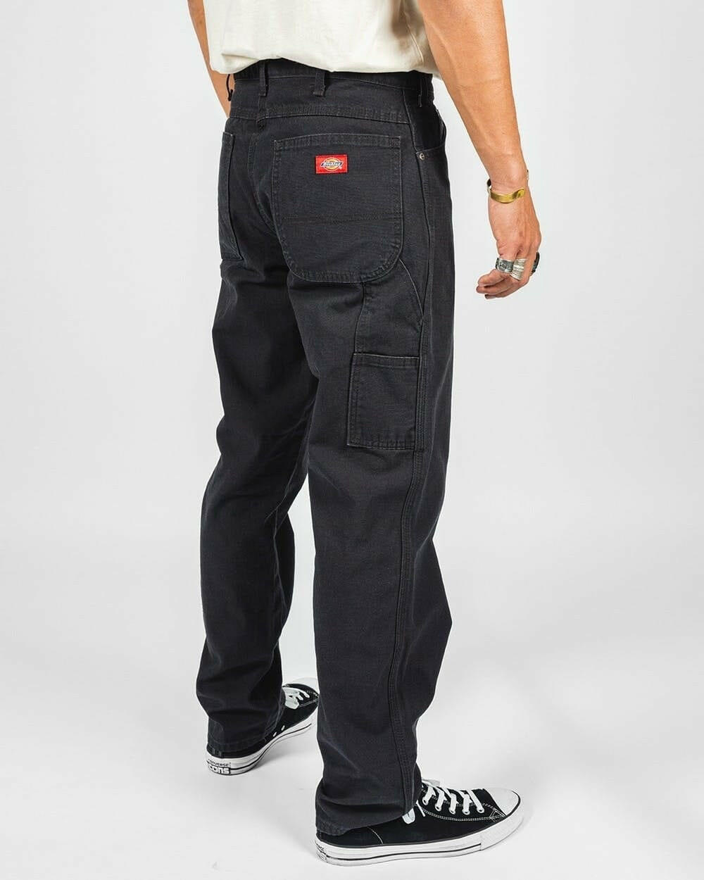 Relaxed Fit Duck Jean - Rinsed Black