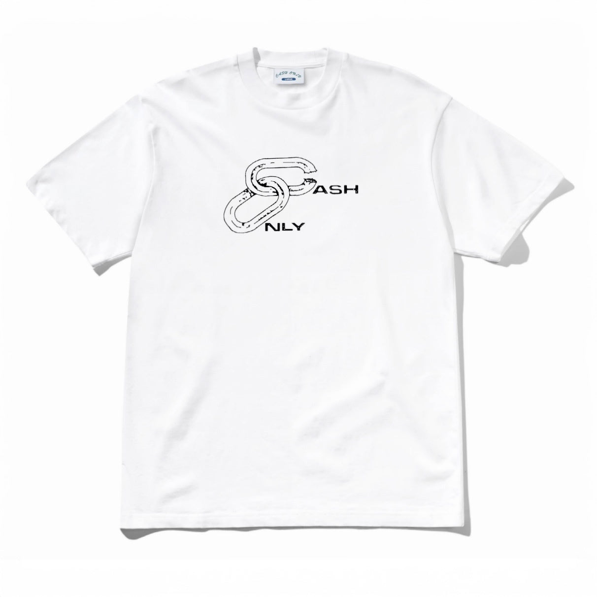 Chain Tee - White