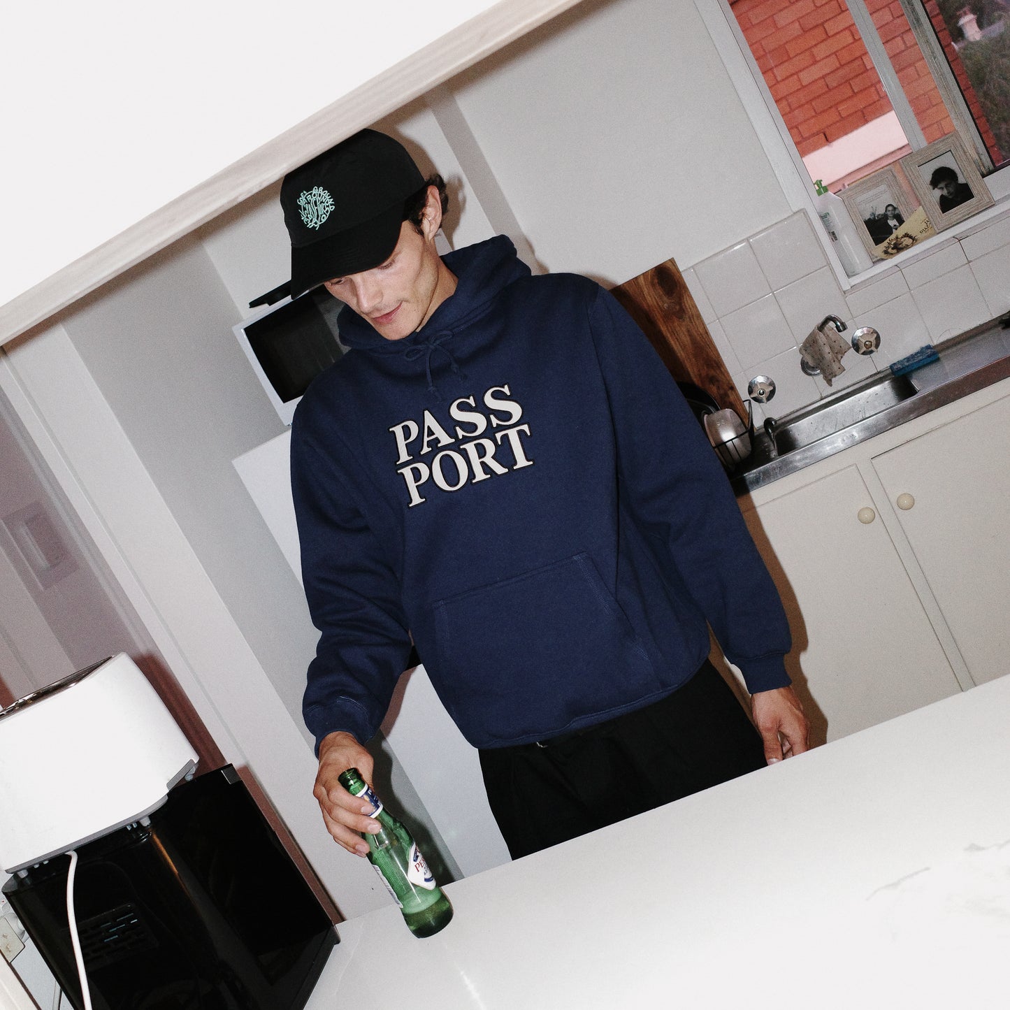 Official Stacked Applique Hood - Navy