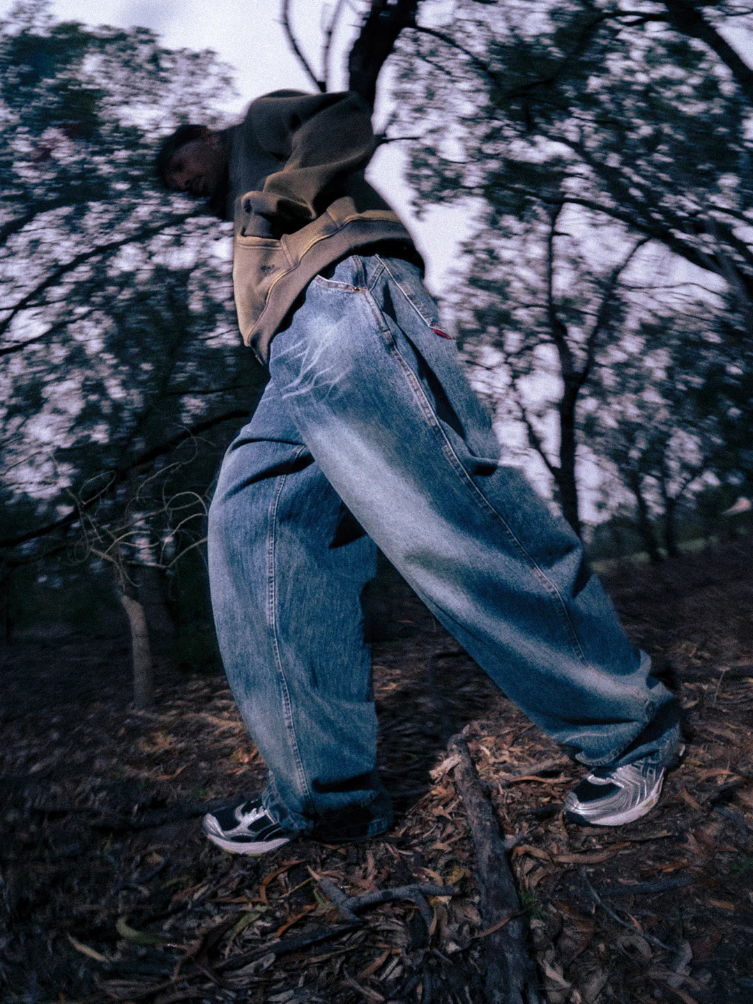 Seeker Washed Denim Jean - Blue