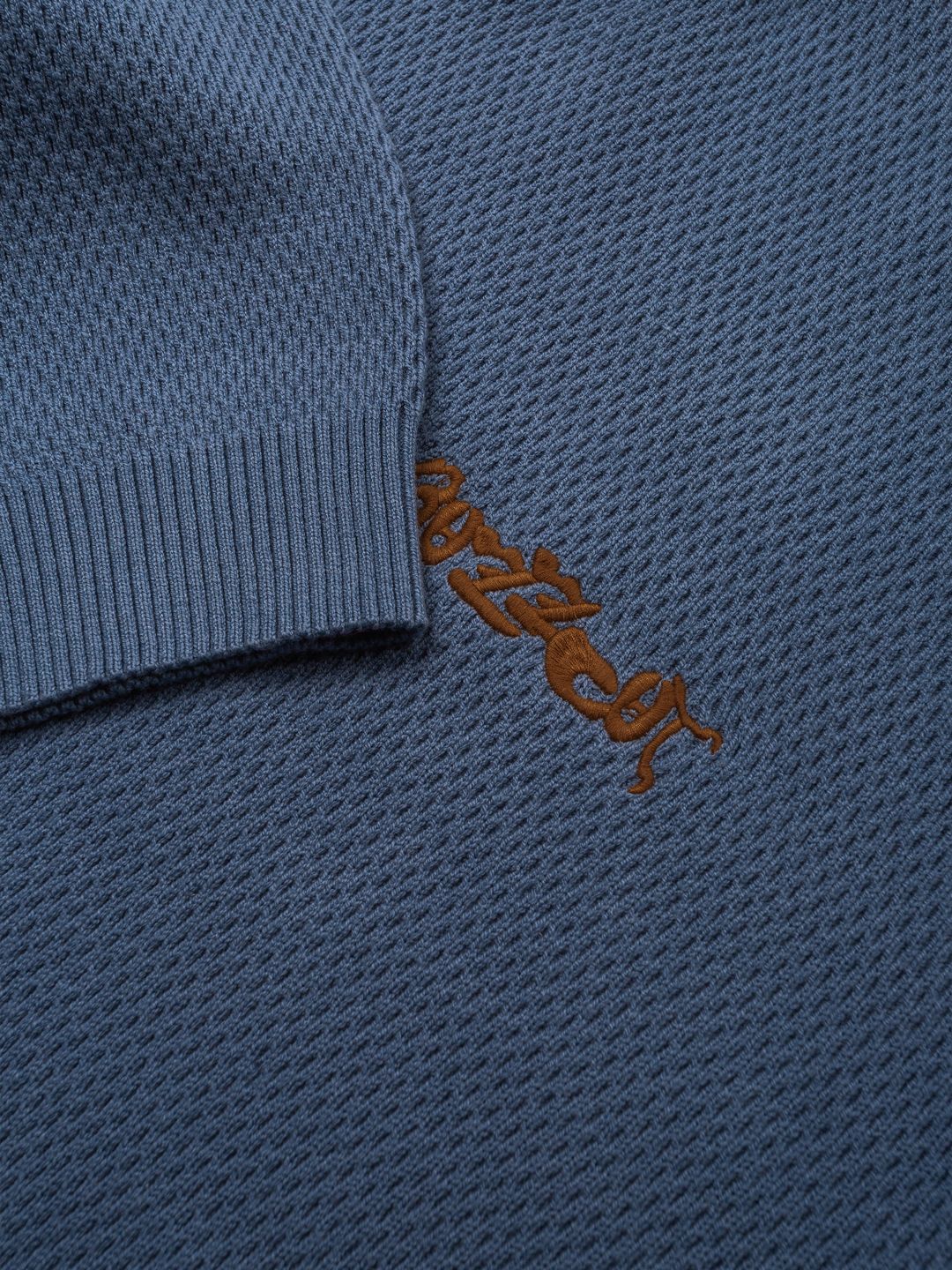 Chain Knit Crewneck - Blue