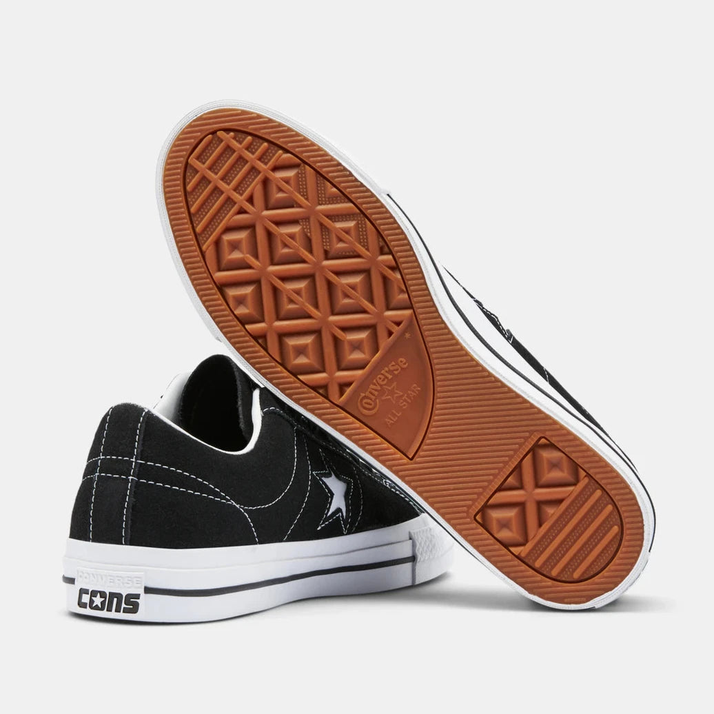 CONS One Star Pro Suede Low - Black/Black/White