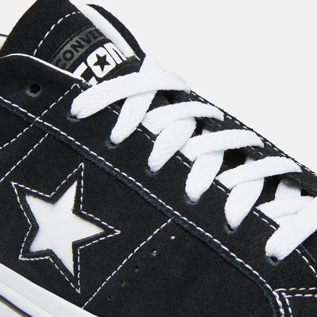 CONS One Star Pro Suede Low - Black/Black/White