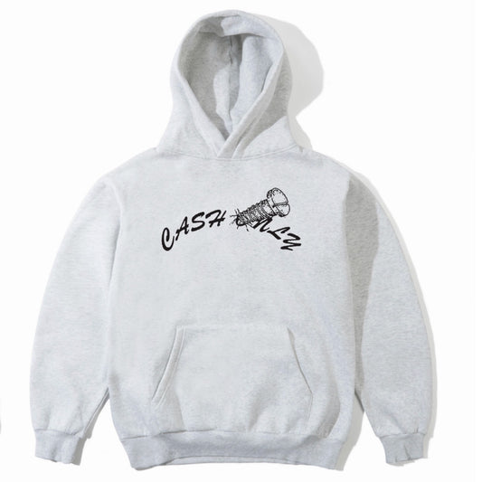 Screw Logo Pullover Hood - Ash