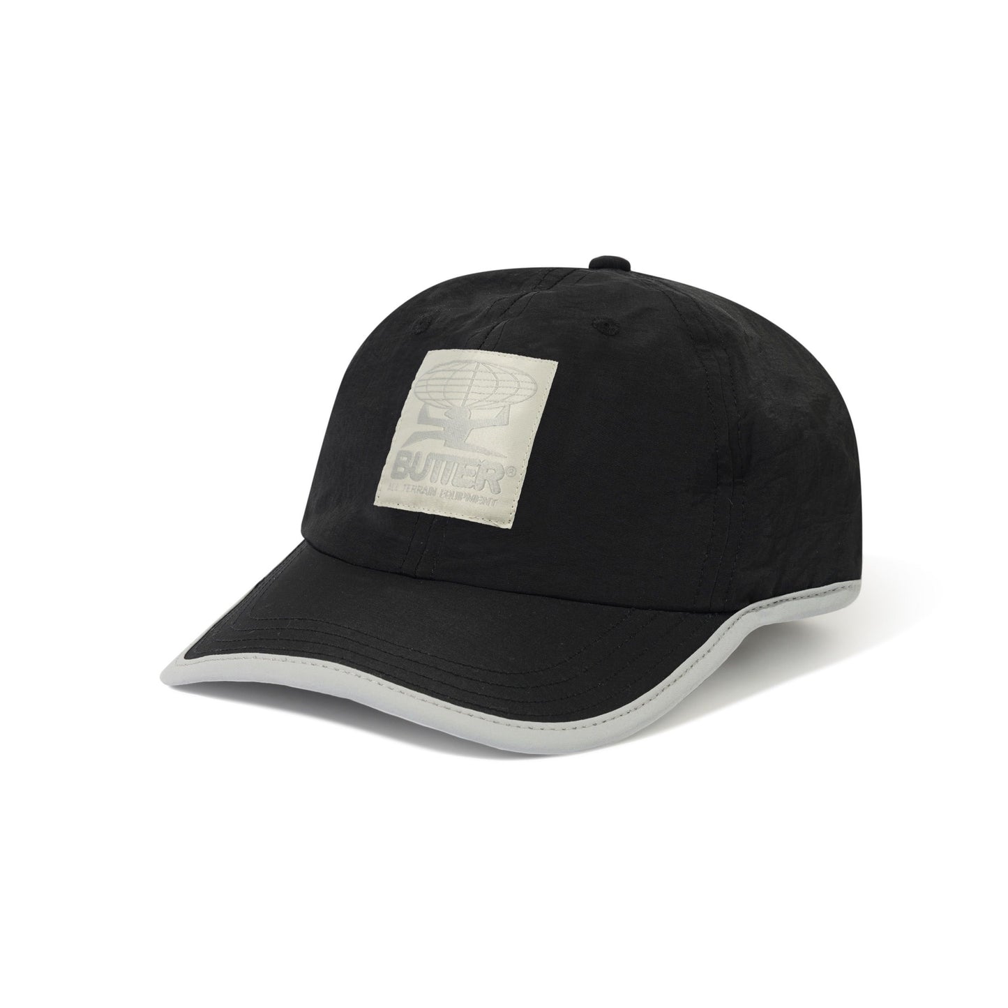 All Terrain 6 Panel Cap - Black/Light Grey