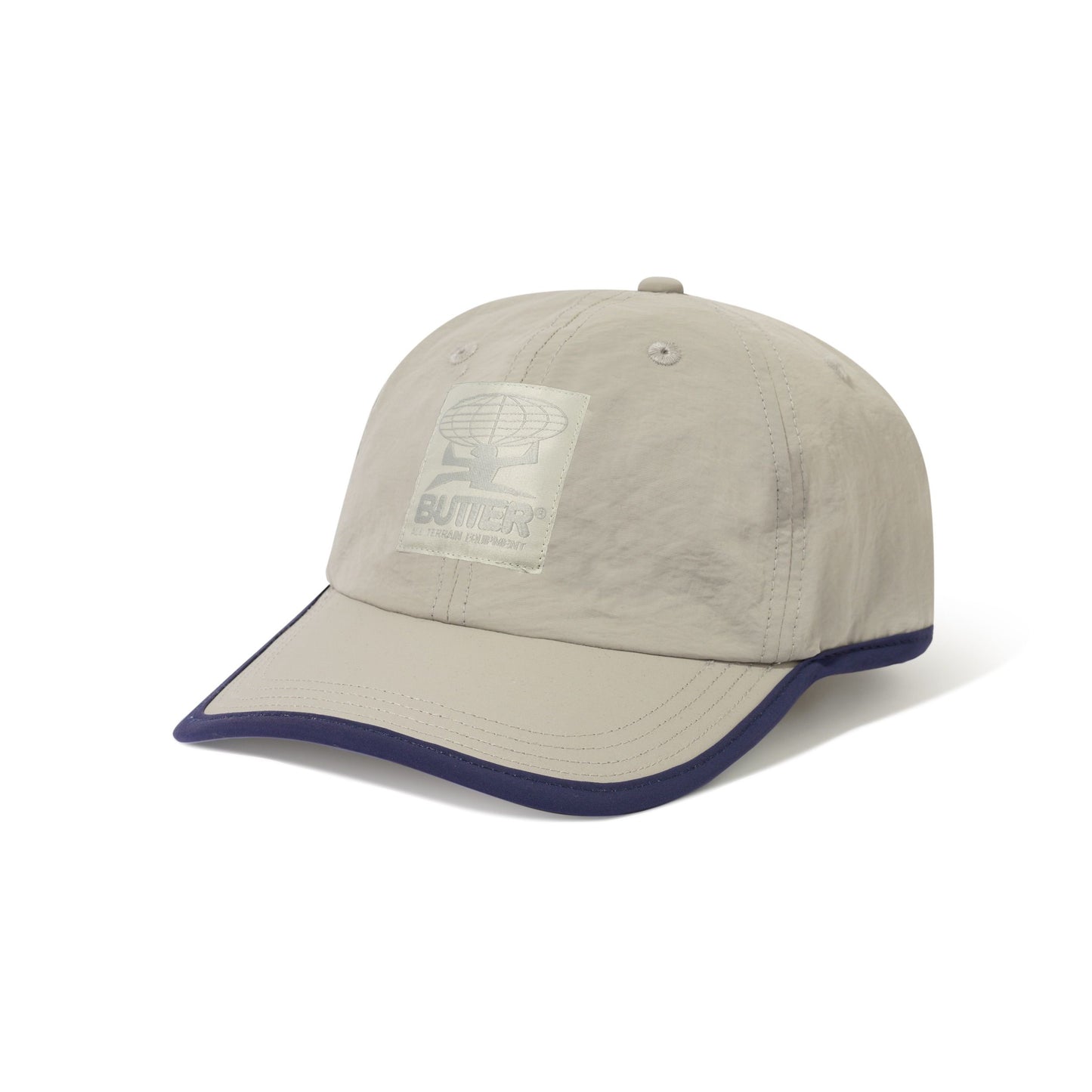 All Terrain 6 Panel Cap - Light Grey/Navy