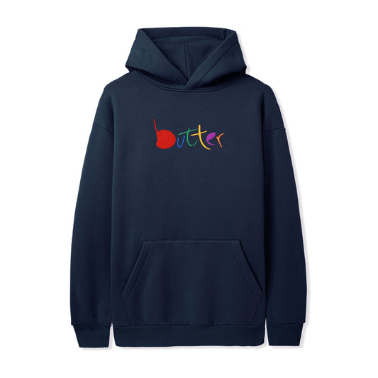 Art Pullover Hood - Navy