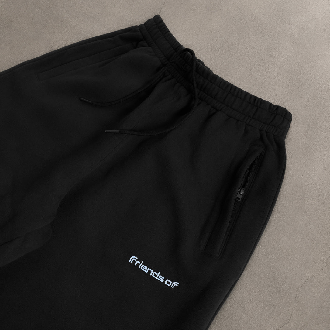 Friends Of 'Icon' Baggy Trackpants - Black